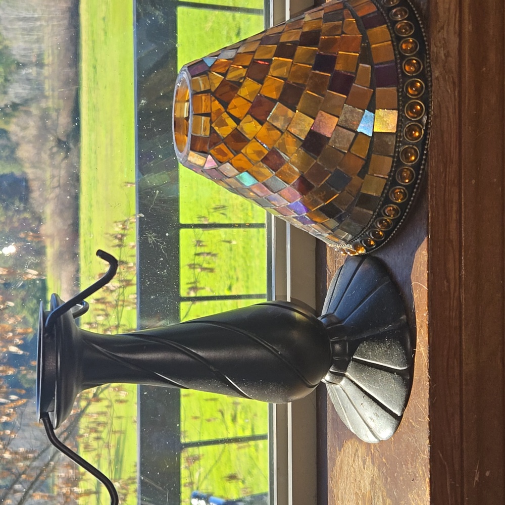 Partylite Global Fusion Mosaic Glass Candle Lamp - Picture 2 of 2
